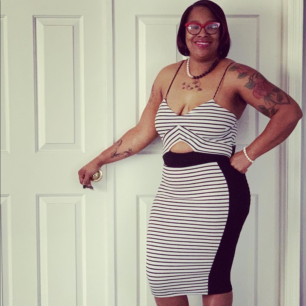 Women’s striped dress